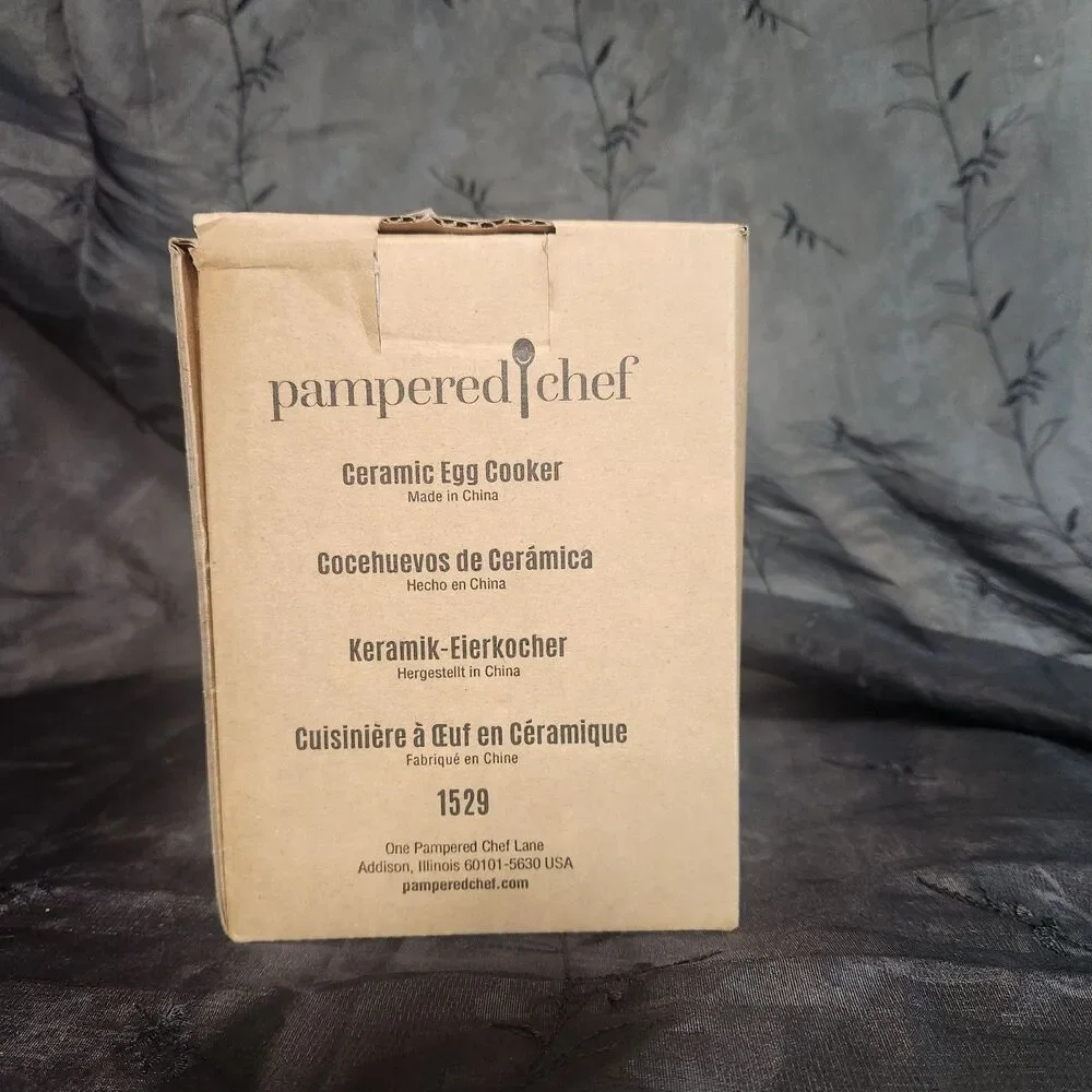 Pampered Chef Ceramic Egg Cooker #1529